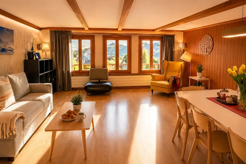 CLOUD No3 Schweizer Chalet-Wohnung mit zentraler Klimaanlage - Image 1