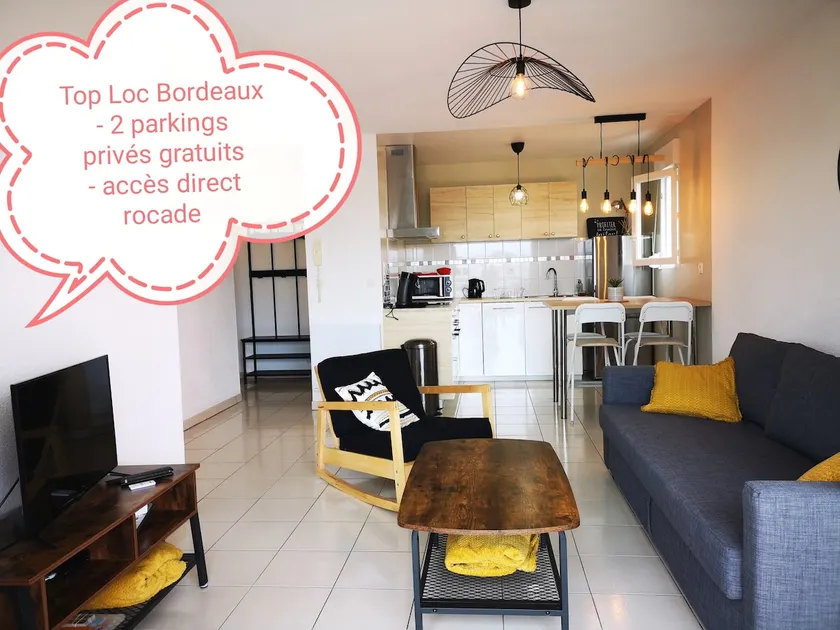 Zero stress Bordeaux | T2 calm + 2parkings +Wifi - Image 1