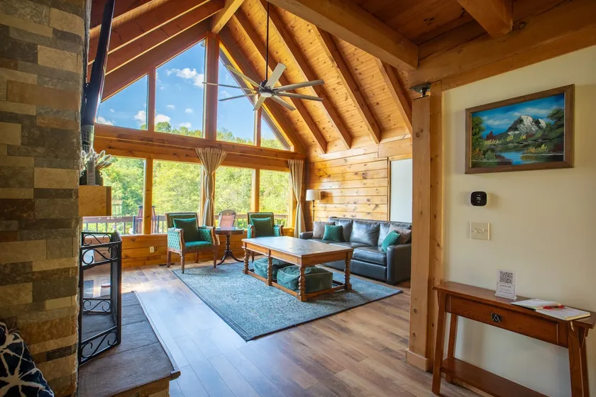 New Hot Tub - Sweet Pines Cabin Sleeps Up To 8 - Image 1