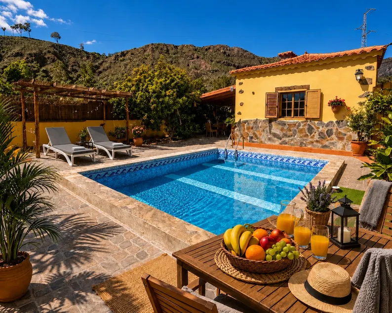 San Bartolome de Tirajana landsted med privat pool med gratis trådløs internetadgang - Image 1