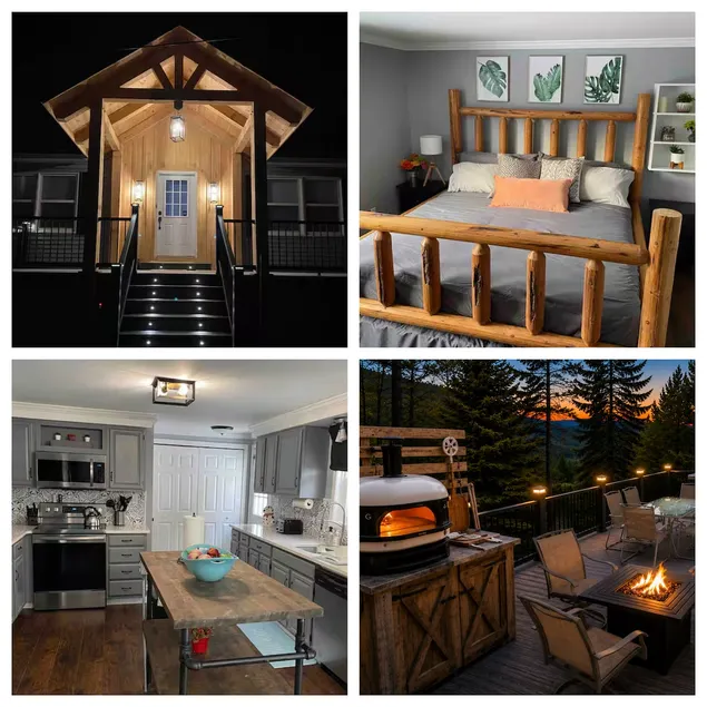 Relaxing Mtn Escape-FALL VIEW+FirePT+PizzaOv-Kayak - Image 1