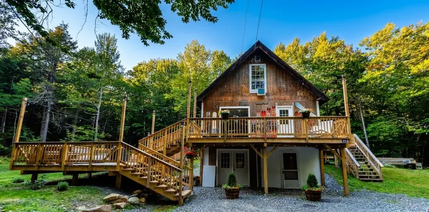 Dream Stratton Forest Cabin with Hot Tub and Fast WiFi - Image 1