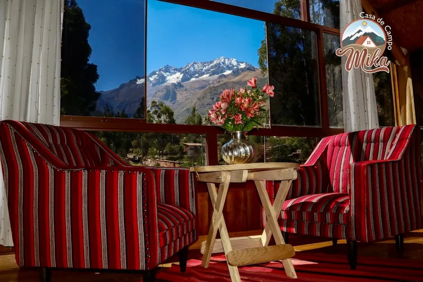 Andean Retreat with Pool and Glacier & River Views - Image 1