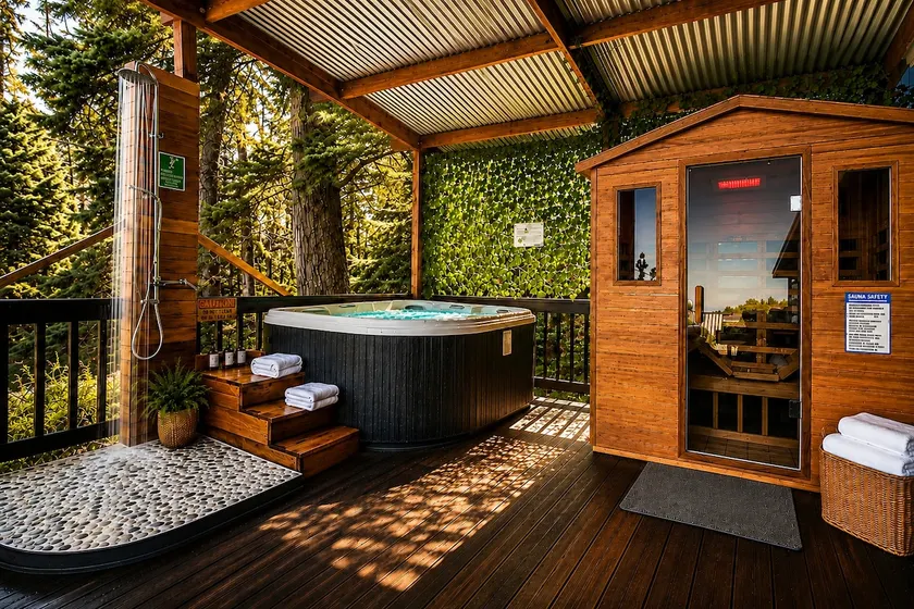Hilltop Haven Retreat | Scenic Hydro-Spa + Sauna - Image 1
