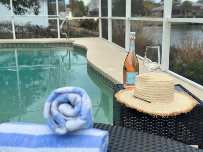 Serenity Waterfront 4BR w/ Private Dock, Heated Pool & Relaxing Hot Tub - Image 1