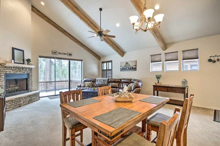 Deck & Game Room: Spacious Pinetop Cabin! - Image 1