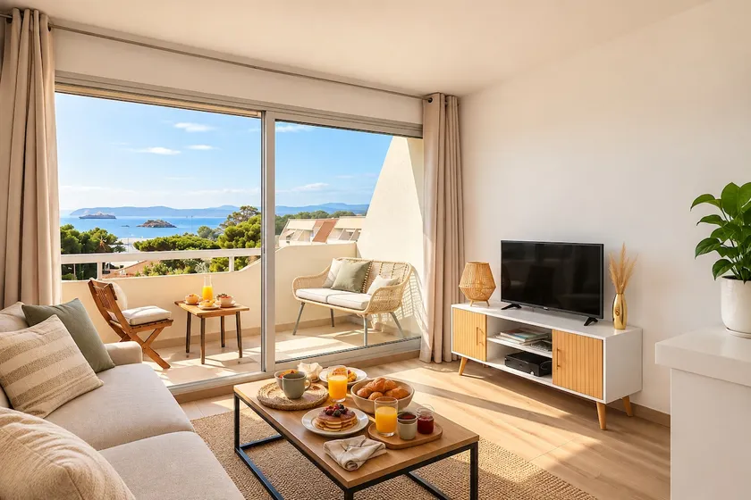 Terrace with sea view｜Air conditioning｜The Panorama ｜Cozy - Image 1