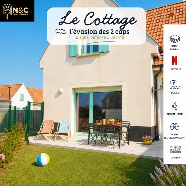 Cottage L'évasion des 2 caps-5 personnes- bord de mer - Image 1