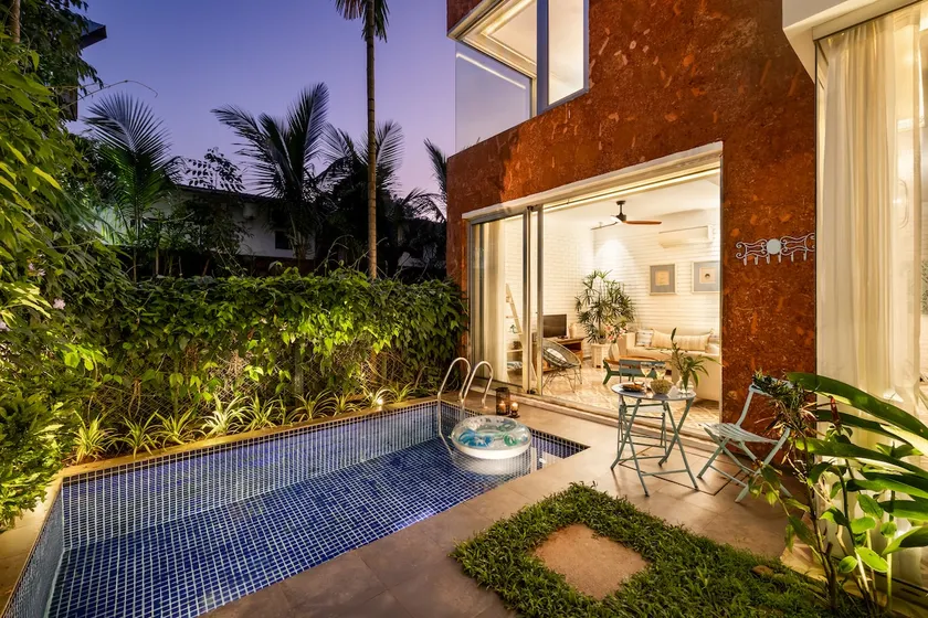 Malibu 2BHK Pvt Pool Villa|9 mins to Vagator Beach - Image 1