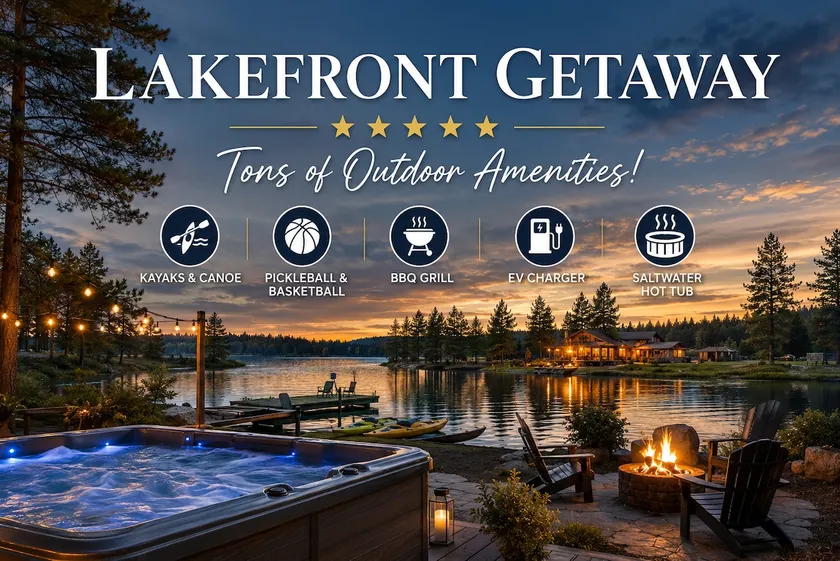 Lakefront Getaway w/Saltwater Hot Tub, privateDock - Image 1