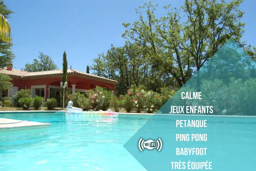 Classified villa, air conditioning, pool, enclosed garden, games - Image 1