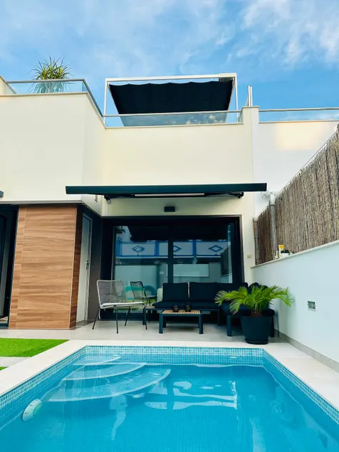 Sunny Villa with Private Pool • Walk to Roda Golf - Image 1