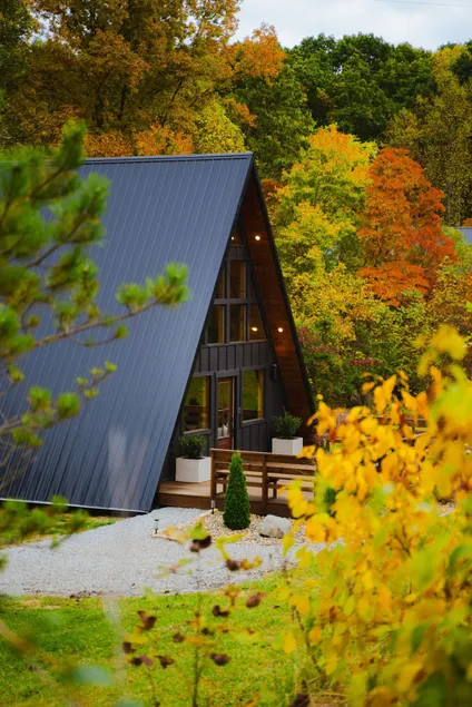 Moody Nordic A-Frame | Sauna | Hot Tub | Kids Fort - Image 1
