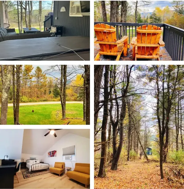 Chalet w/Cedar SAUNA, HOT TUB, Outdoor TV and POOL nearby!! - Image 1