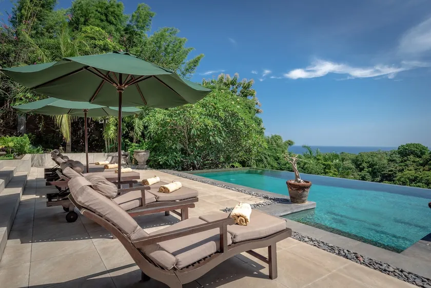Villa Bayu - exclusive villa with infinity pool, wellness pavilion, panoramic ocean view & full service - Image 1
