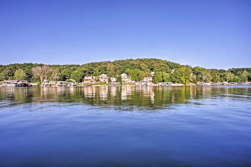 Boat Dock, Game Room: Lakefront Sunrise Beach Home - Image 1