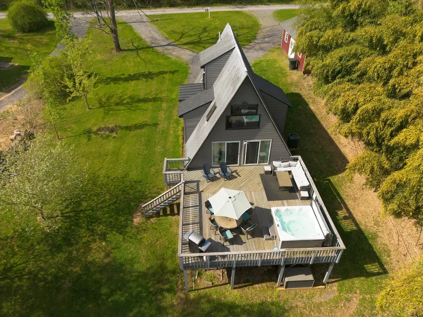 Riverfront A-Frame Cabin / Hot Tub / Fast-WiFi - Image 1