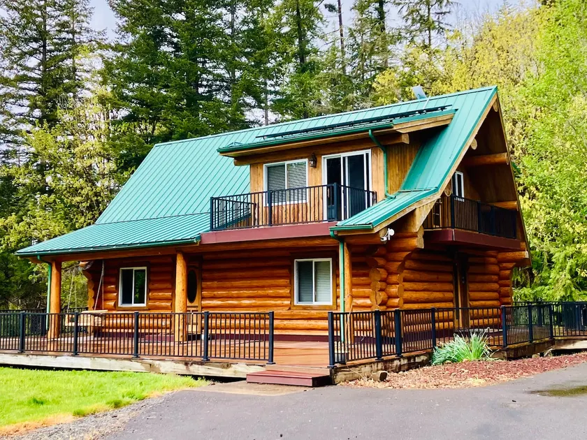 Hayden's Homestead Log Cabin on Big Fall Creek 6BR - Image 1