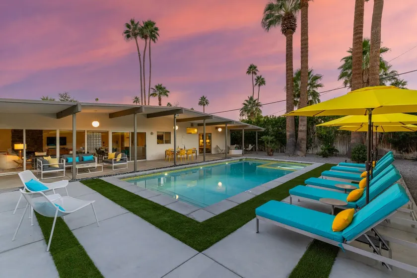 Midcentury abkühle: 3 Zi, 2 Bad Haus in Palm Springs, Schlafen 6 - Image 1