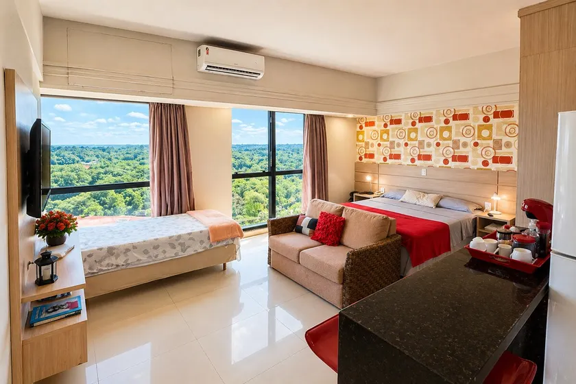 Entire flat with beautiful view + pool + Wi-Fi - Image 1