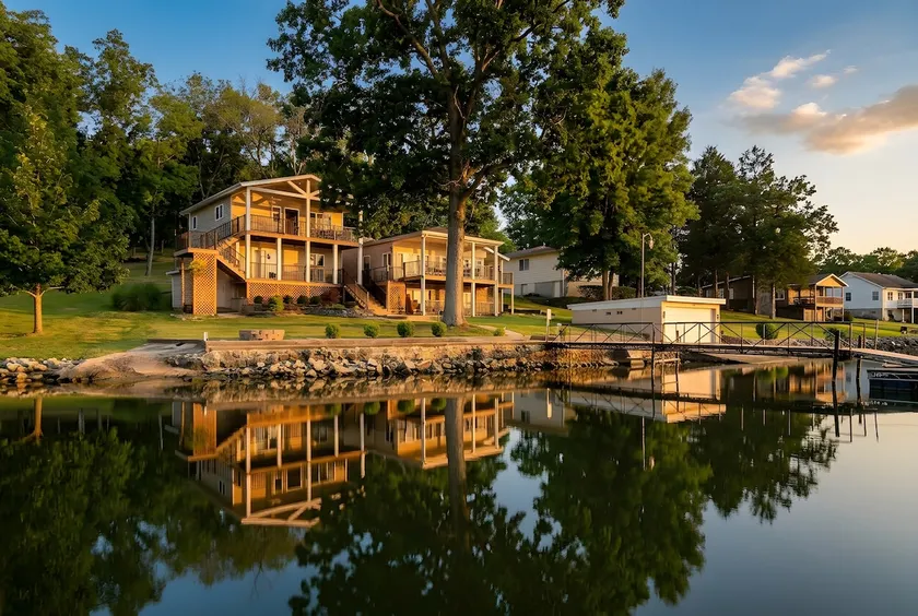 JOMO TriTerrace*Enjoy Family*Lakefront*PrivateDock - Image 1