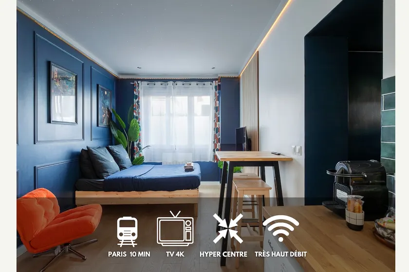 Premium Two-Room • Starry Ceiling • Downtown • Paris - Image 1