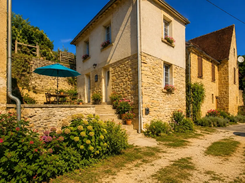 Chez Pierrot Gîte 4 personnes avec vue sur la vallée Parking privé Proche La Roque-Gageac - Image 1