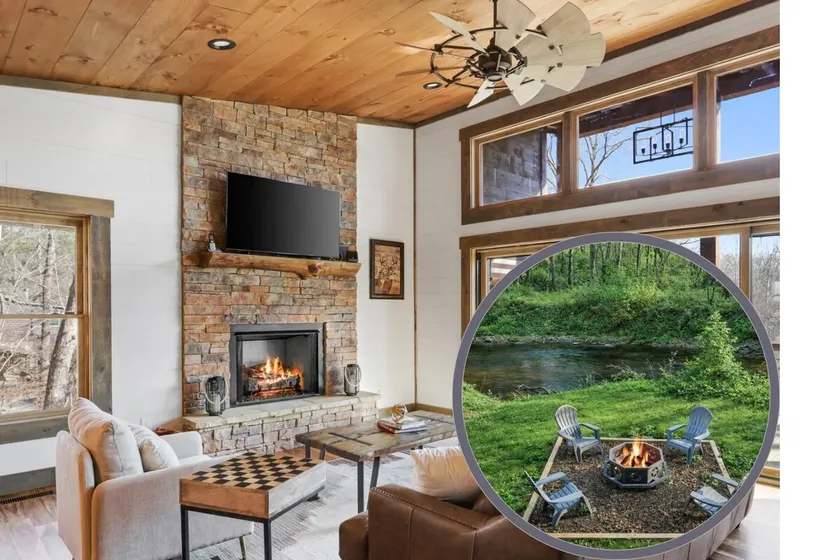 Modern Luxury Fightingtown Creek Cabin - Image 1