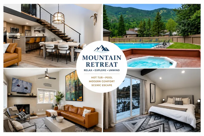 Modern Mountain Retreat! 4Bedroom/4bath condo - Image 1