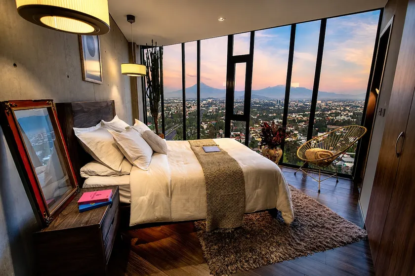 Wake Up to Stunning Volcano Views Over Puebla - Image 1
