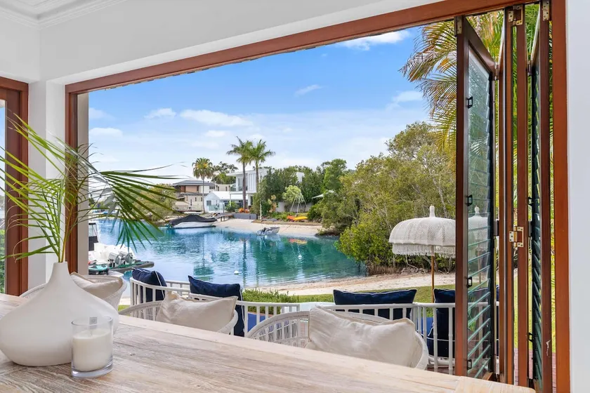 Quintessential Noosa Waterfront Home Heated Pool - Image 1