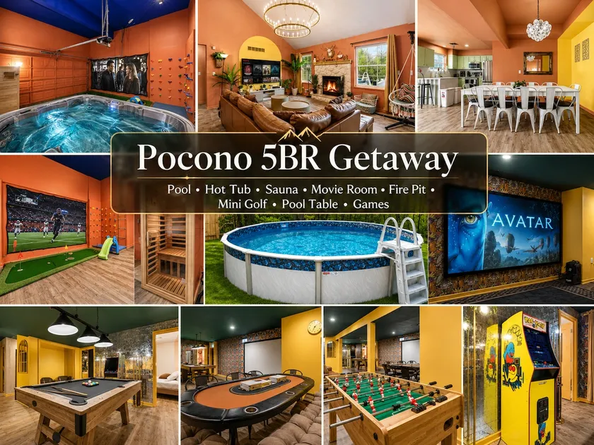 PrivatePool|Hot tub|Sauna|HomeTheater|Backyard - Image 1