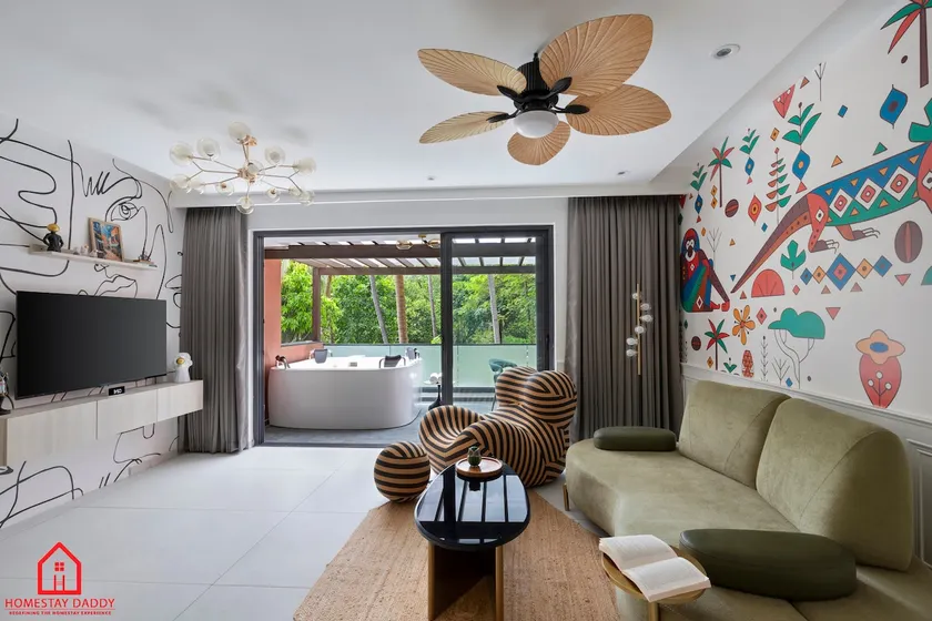 The Green Home(1BHK) Private Jacuzzi HomestayDaddy - Image 1