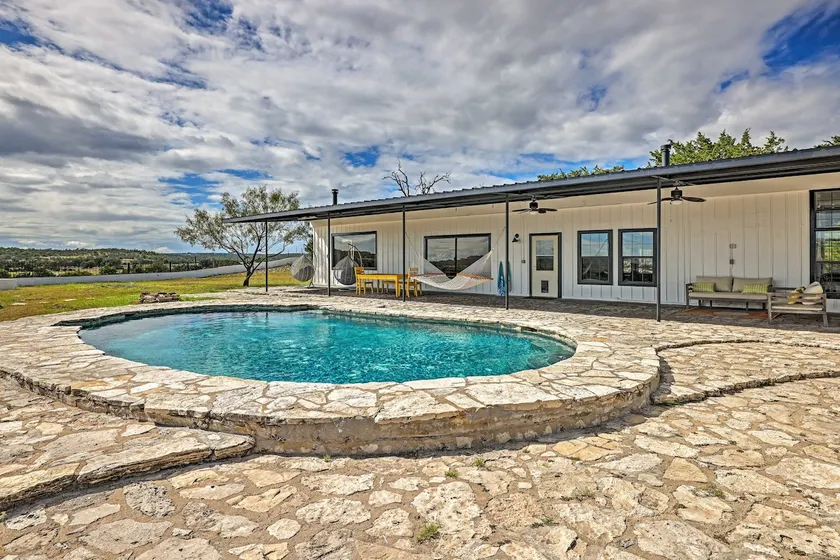 Trendy Fredericksburg Pad w/ Pool & Valley Views! - Image 1