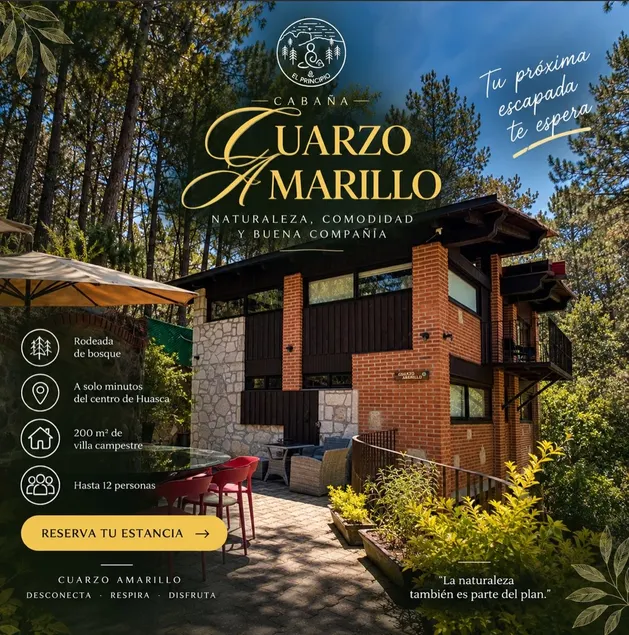 Yellow Quartz Cabin. Huasca. Spa. Pet-friendly - Image 1