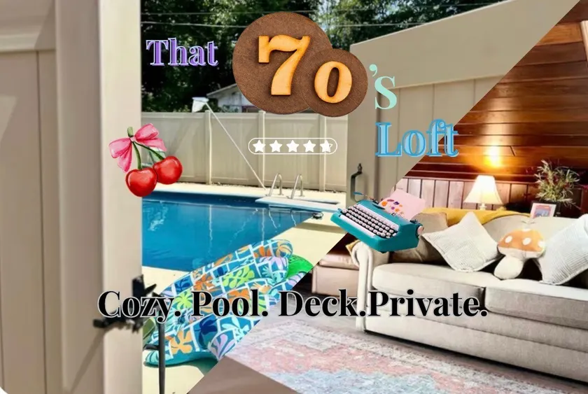 [Pool included] That 70s Loft! Peace, Love & Vibes - Image 1