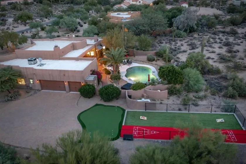 Desert Hideaway Shuffleboard Court Golf Billiards - Image 1