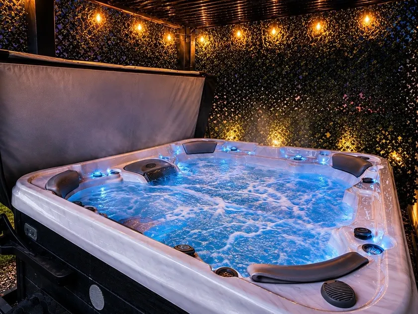 Pocono Hit Different Hot Tub | Theater | Game Room - Image 1