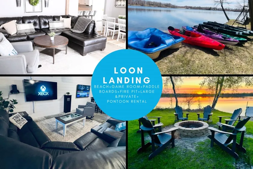 Lake Escape with paddle boards, fire pit & game room - Image 1