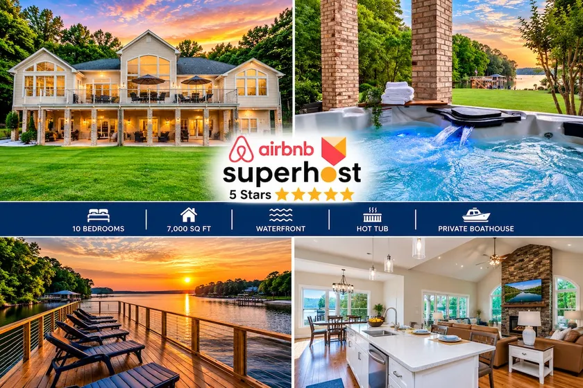 10BR Lakefront | Hot Tub, Boathouse & Game Room - Image 1