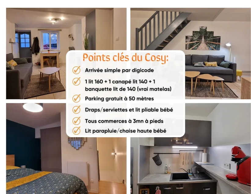 Digicode door – Cottage 150 m from the market – Cozy - Image 1