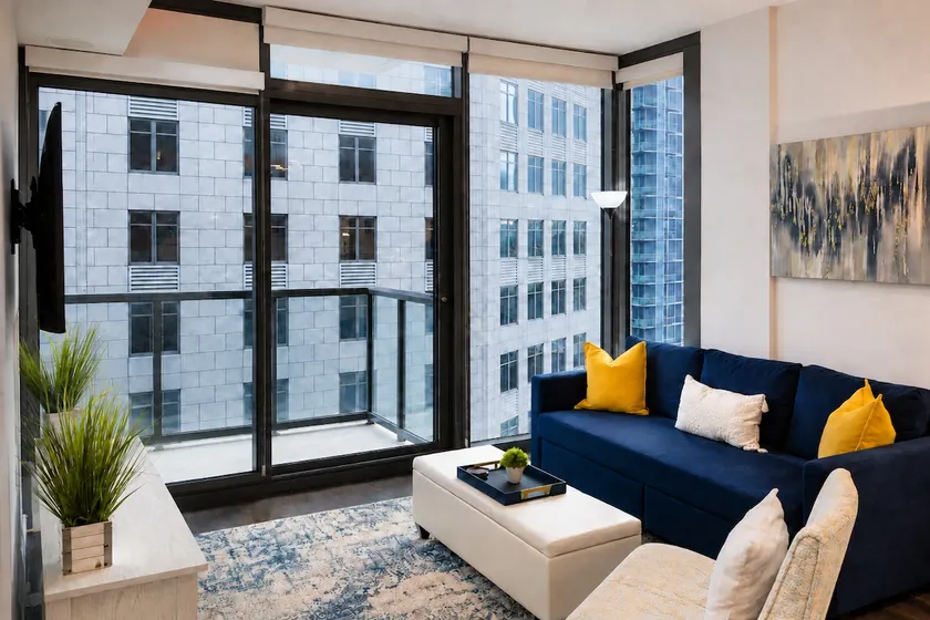Blue Luxe | Balcony View | Pool | Modern Amenities - Image 1