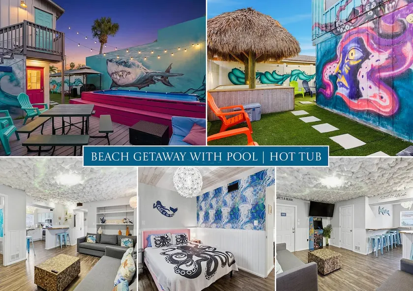 Unique & Artsy Beach Getaway: Pool ~ Hot Tub ~ Pkg - Image 1