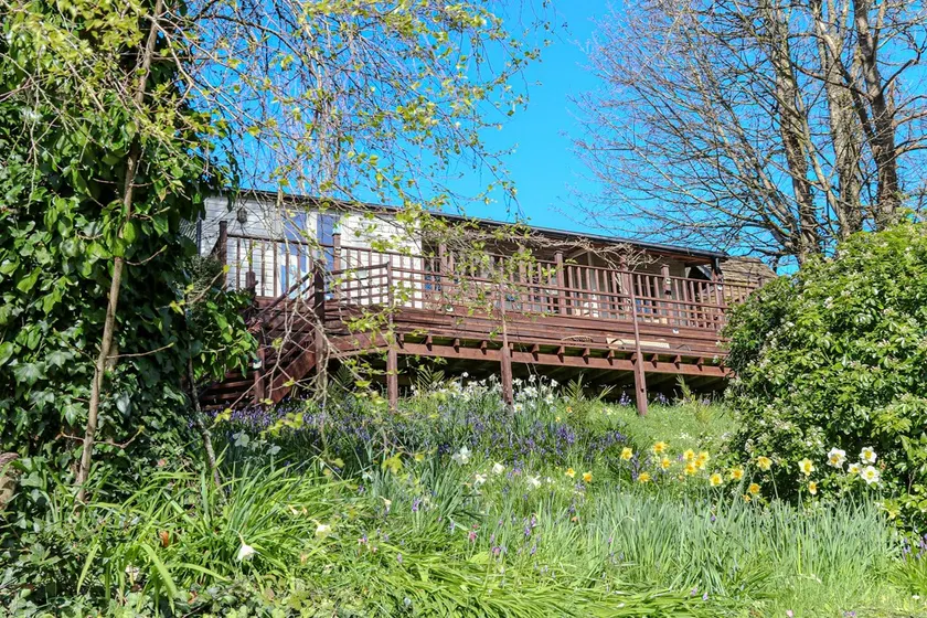 Treetops Lodge, Bantham, South Devon, a tranquil rural retreat - Image 1