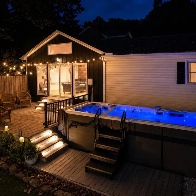 Staycation Lake View HUGE Year Round Spa Firepit - Image 1