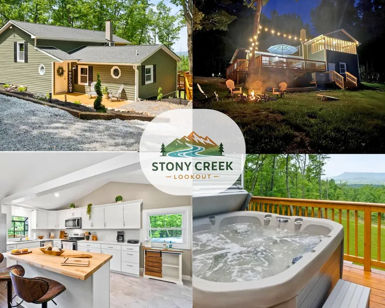 Hottub 5 acres, Great hiking,The best views around - Image 1