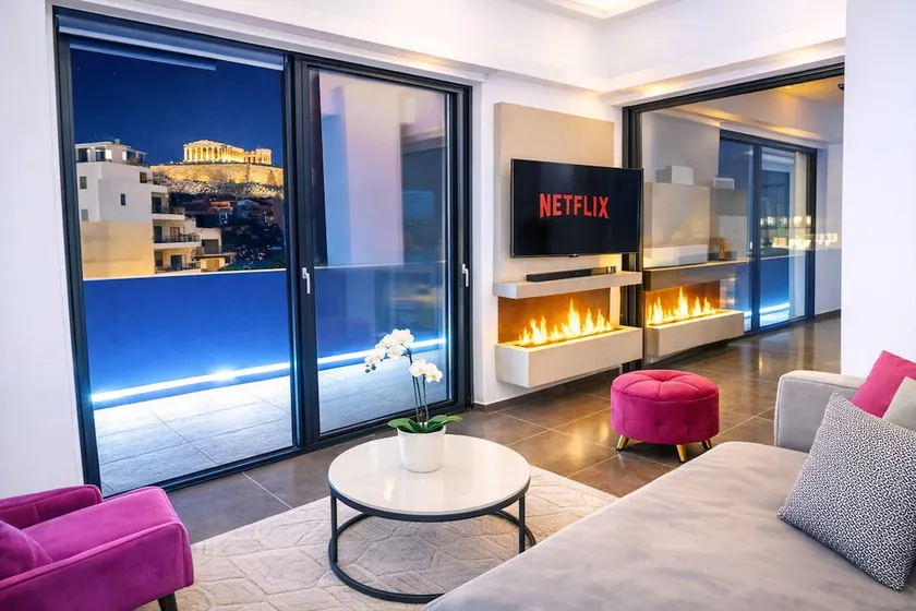 Luxury Penthouse with Acropolis View and Private Apt - Image 1