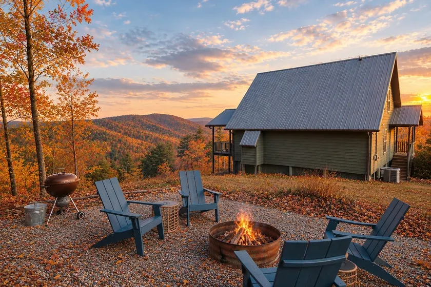 Stunning Long Range Views, Fire Pit, Indoor Sauna - Image 1