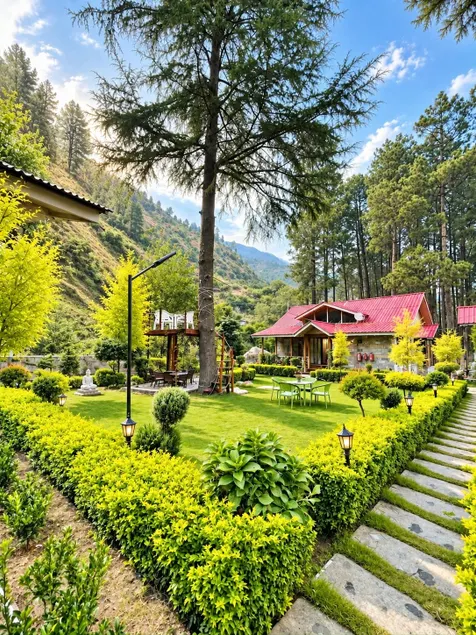 GuestFav 2 BHK River View•Private Lawn•WiFi•Pet Ok - Image 1