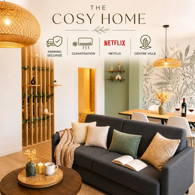 THE COSY HOME Centre ville Parking Clim - Image 1